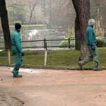 faenza parco bucci - cancelli chiusi, gli inservienti
